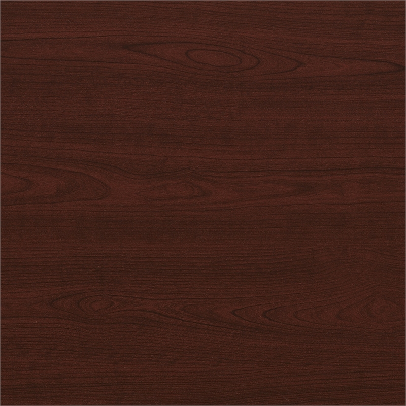 UrbanPro Modern L Shaped Desk with Hutch in Harvest Cherry