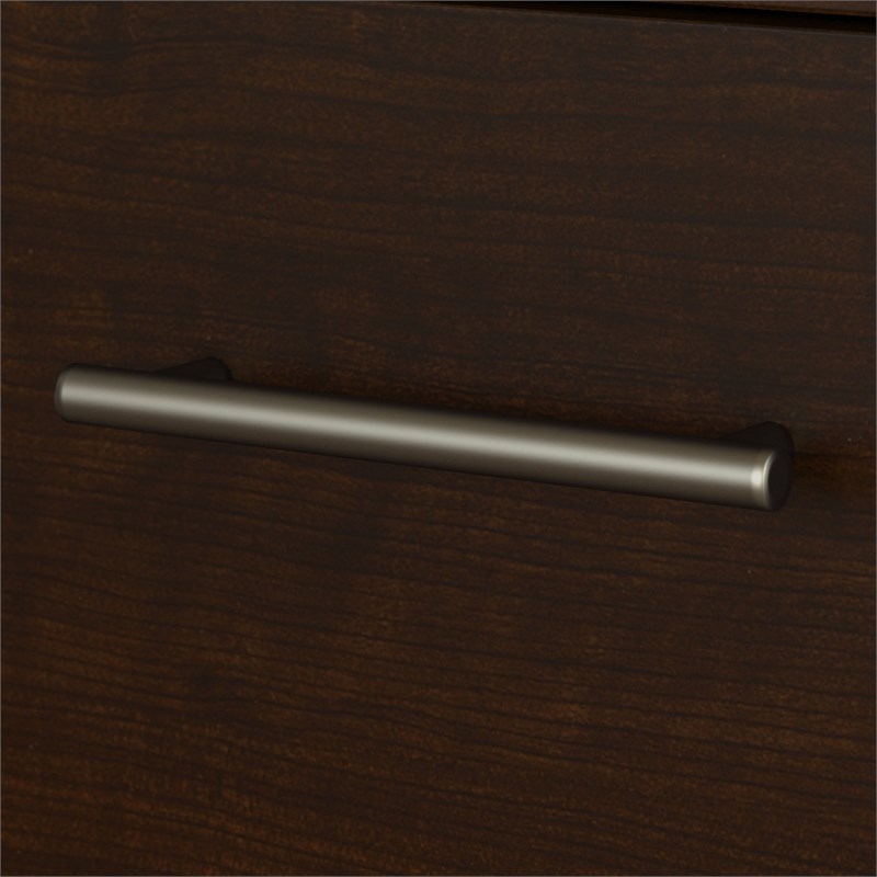 UrbanPro Modern 60W Home Office Desk in Mocha Cherry