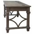 UrbanPro Farmhouse Traditional Wood Writing Desk in Weathered Dove