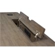 UrbanPro Farmhouse Traditional Wood Writing Desk in Weathered Dove