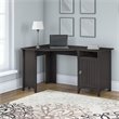 UrbanPro Contemporary 55W Corner Desk with Storage in Vintage Black