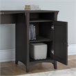 UrbanPro Contemporary 55W Corner Desk with Storage in Vintage Black