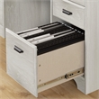 UrbanPro Traditional Wood Computer Desk with Hutch in Oak Gray
