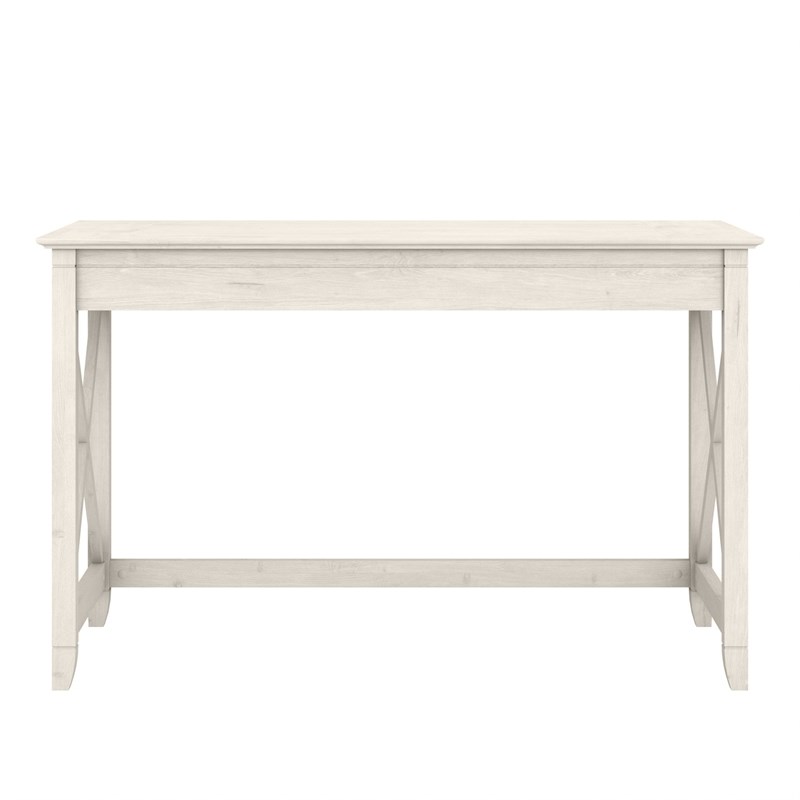 UrbanPro Farmhouse Engineered Wood Writing Desk in Line White Oak