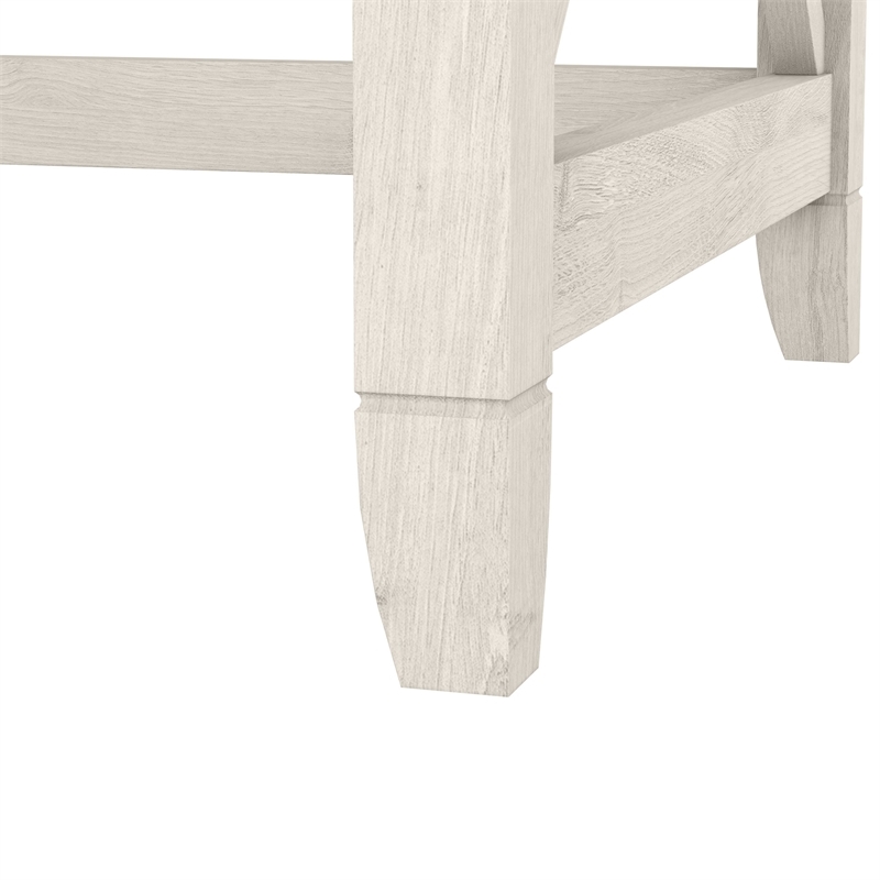 UrbanPro L Shaped Contemporary Engineered Wood Desk in White