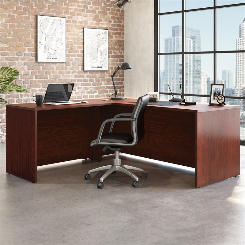 UrbanPro Modern Engineered Wood Shell and Return in Classic Cherry