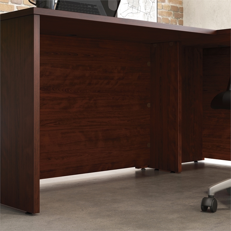 UrbanPro Modern Engineered Wood Shell and Return in Classic Cherry