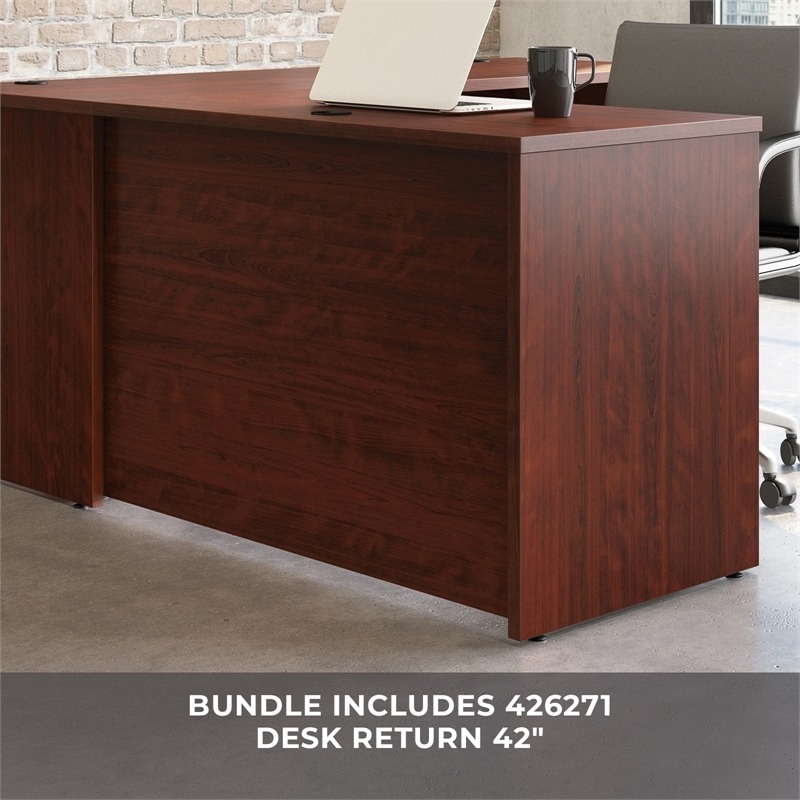 UrbanPro Modern Engineered Wood Shell and Return in Classic Cherry