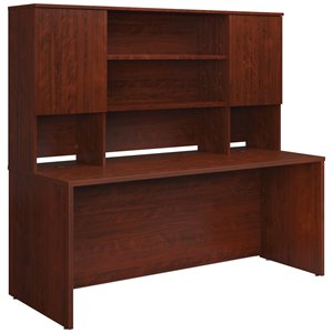 UrbanPro Traditional 72&quot x 30&quot Shell and 72&quotHutch in Classic Cherry