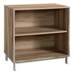 urbanpro engineered wood 2 shelf bookcase in kiln acacia brown