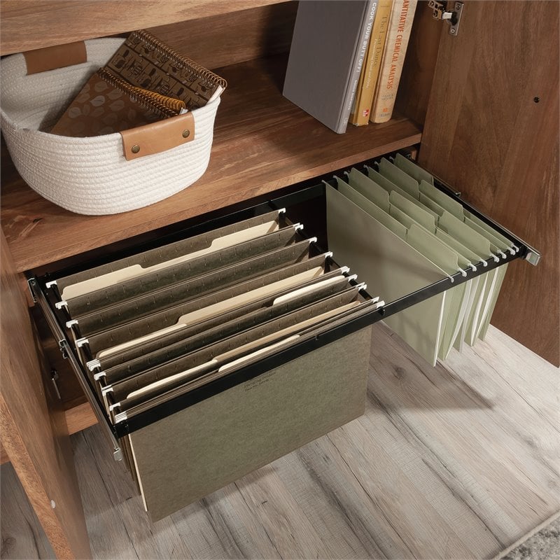 UrbanPro Farmhouse Engineered Wood Credenza in Sindoori Mango/Brown