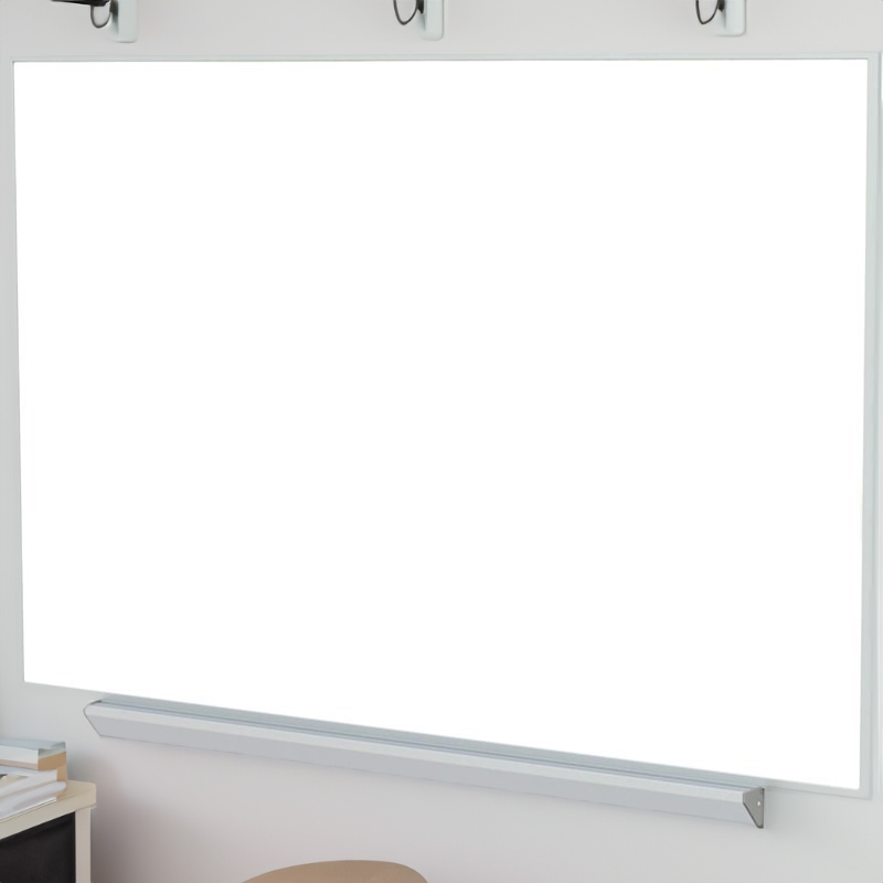 UrbanPro Ceramic White Whiteboard Rectangular Magnetic 48.5