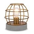 UrbanPro 9' Industrial Metal Table Lamp in Antique Brass