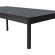 UrbanPro Contemporary Metal High Pressure Library Table in Granite Gray