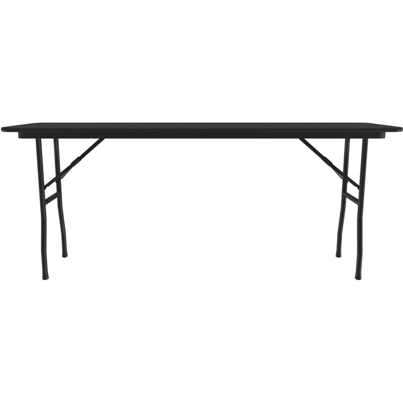 UrbanPro Melamine Laminate Black Granite Folding Table Rectangular 18