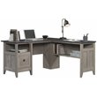 UrbanPro Farmhouse Engineered Wood L-Shaped Computer Desk in Oak