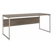 UrbanPro Modern Engineered Wood Computer Table Desk in Hickory brown