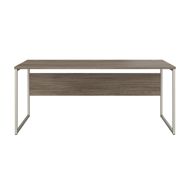 UrbanPro Modern Engineered Wood Computer Table Desk in Hickory brown