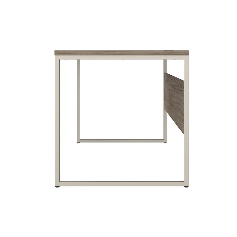 UrbanPro Modern Engineered Wood Computer Table Desk in Hickory brown