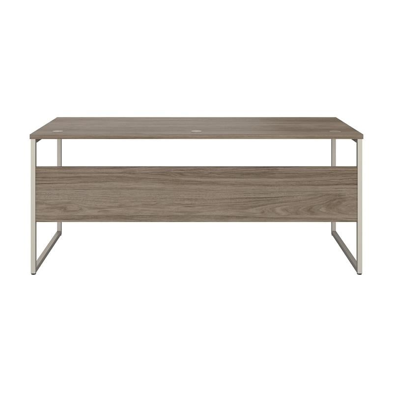 UrbanPro Modern Engineered Wood Computer Table Desk in Hickory brown