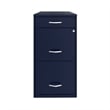 UrbanPro Metal Navy Filing Cabinet Vertical 3-Drawers 27.32