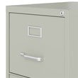 UrbanPro 4-Drawer Contemporary Metal Vertical Filing Cabinet in Light Gray