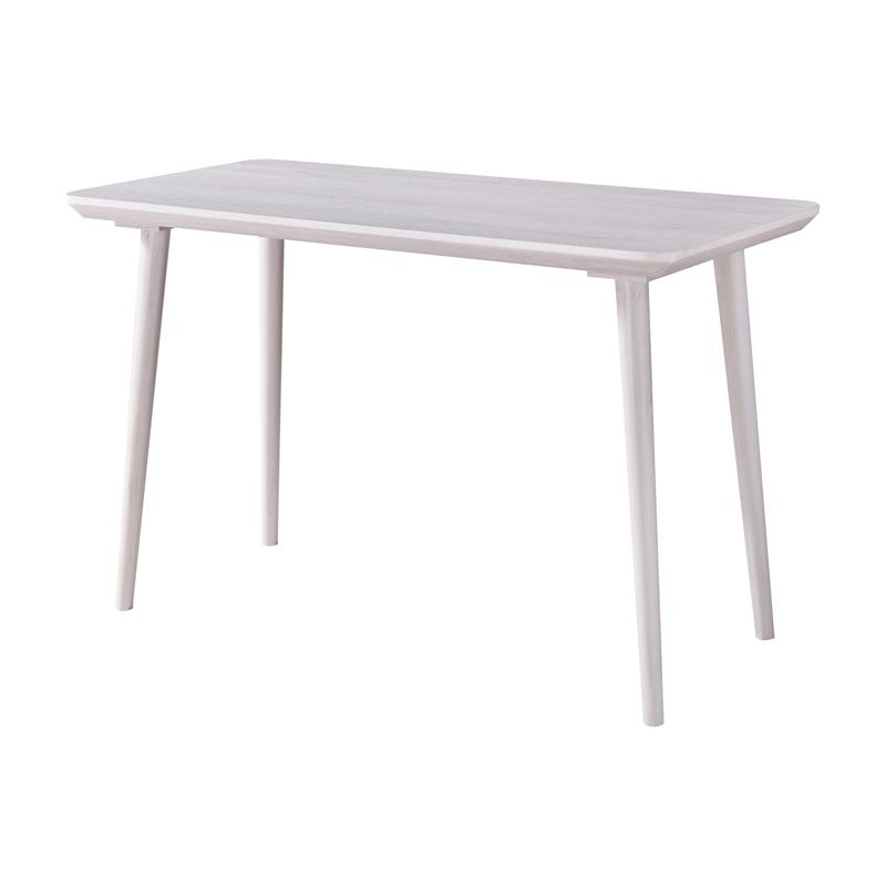 Urbanpro Mid-century Wooden Writing Desk in White Oak Finish