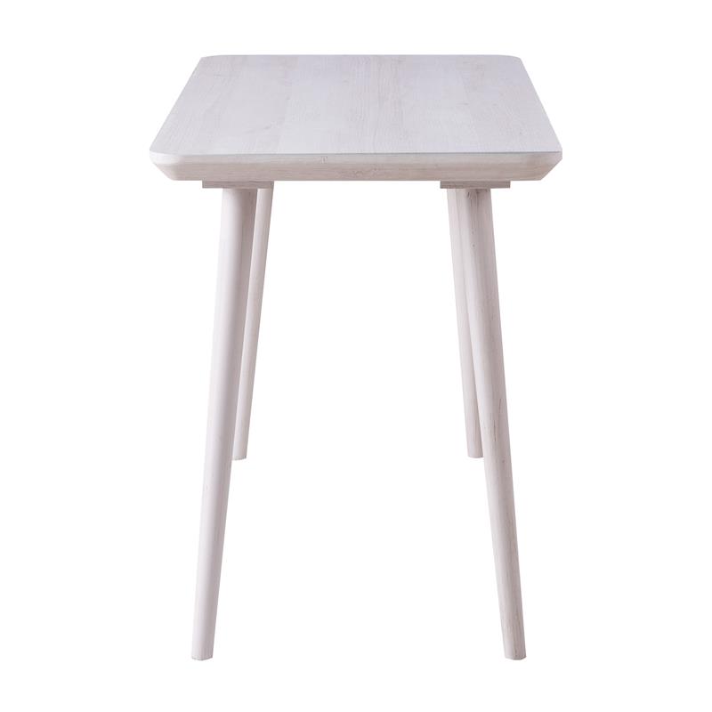 Urbanpro Mid-century Wooden Writing Desk in White Oak Finish