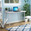 Urbanpro Mid-century Wooden Writing Desk in White Oak Finish