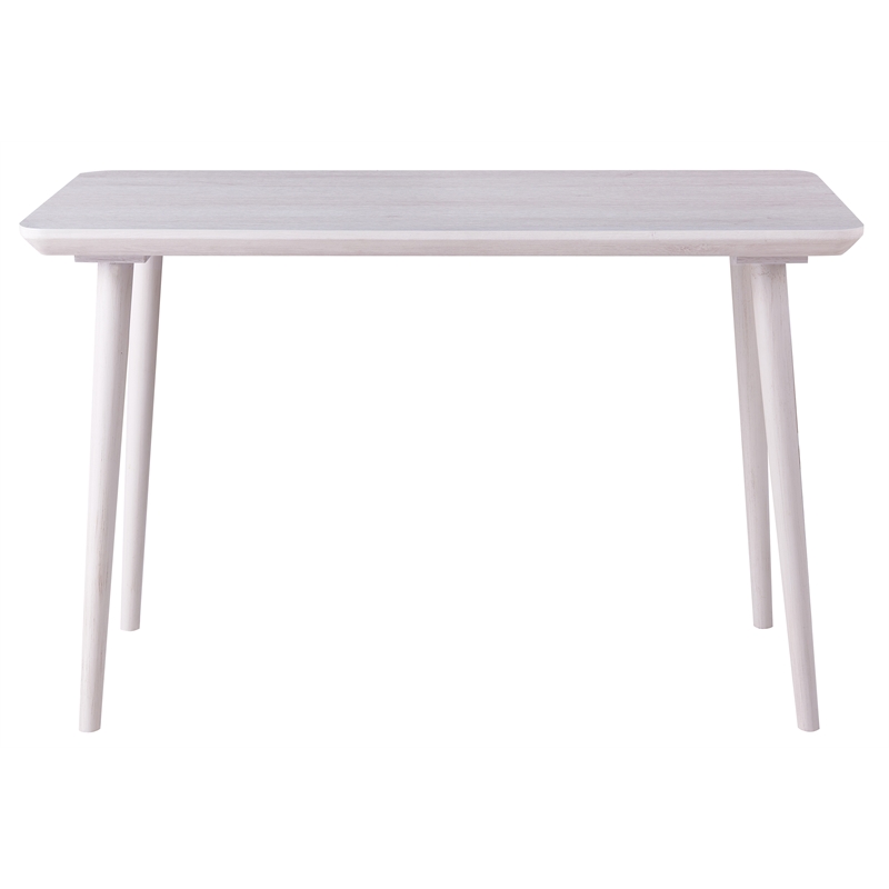 Urbanpro Mid-century Wooden Writing Desk in White Oak Finish