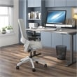 Urbanpro Contemporary Mesh and Metal Adjustable Office Chair in Gray