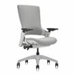 Urbanpro Contemporary Mesh and Metal Adjustable Office Chair in Gray