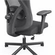 Urbanpro Contemporary Metal and Mesh Adjustable Office Chair in Black