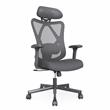 Urbanpro Contemporary Metal and Mesh Adjustable Office Chair in Black