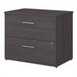 UrbanPro 36W 2 Drawer Lateral File Cabinet in Storm Gray - Engineered Wood