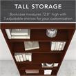 UrbanPro 5 Shelf Bookcase in Hansen Cherry - Engineered Wood