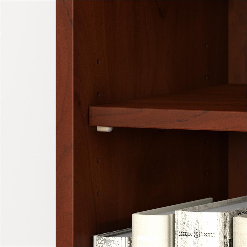 UrbanPro 5 Shelf Bookcase in Hansen Cherry - Engineered Wood