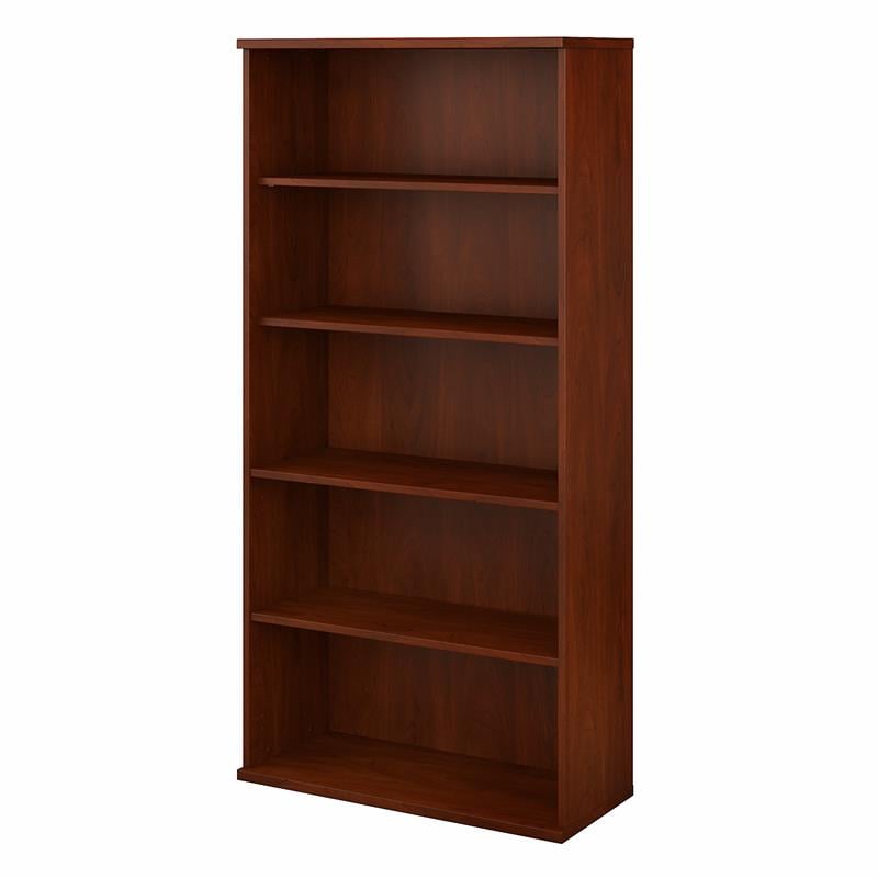 UrbanPro 5 Shelf Bookcase in Hansen Cherry - Engineered Wood
