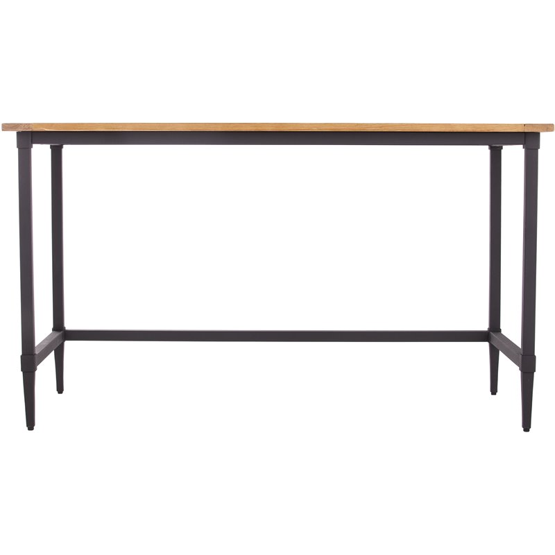 UrbanPro Farmhouse Reclaimed Wooden Writing Desk in Natural and Black