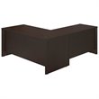 UrbanPro 66W x 30D Desk Shell with 48W Return in Mocha Cherry