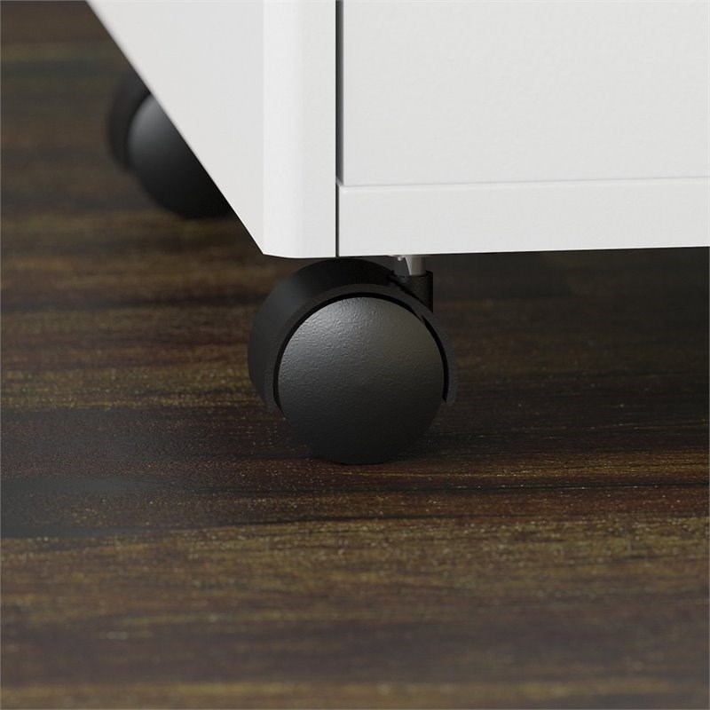 UrbanPro 72W x 36D U Shaped Desk with Drawers in White - Engineered Wood