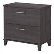 UrbanPro Modern 2 Drawer Lateral File Cabinet in Storm Gray Finish
