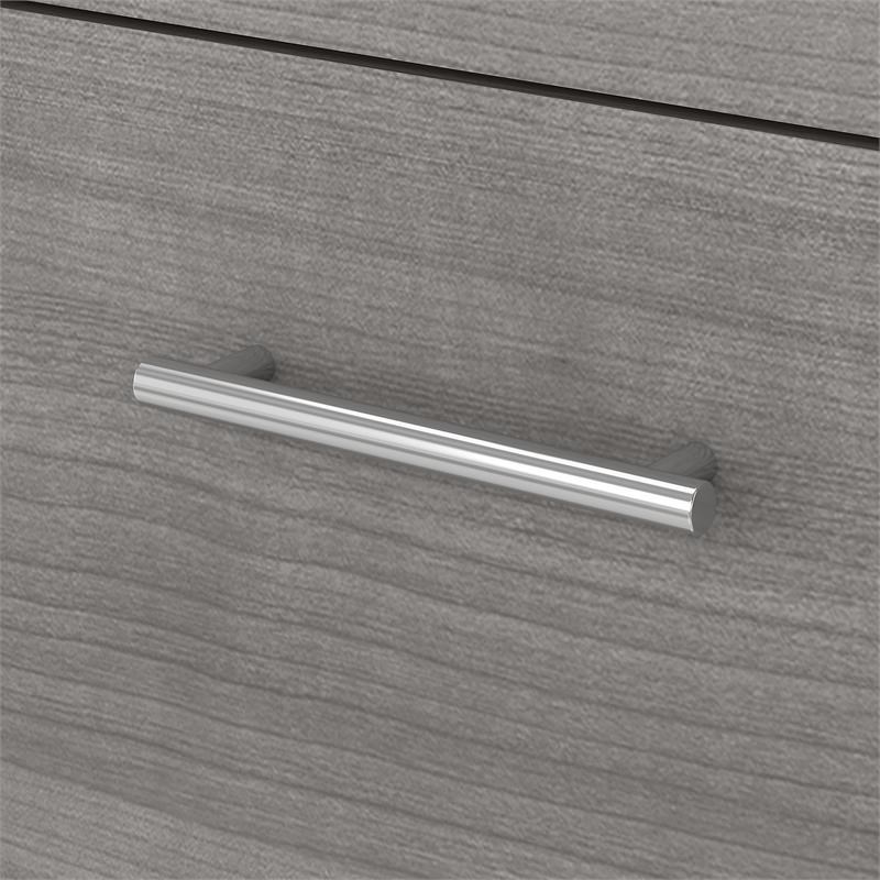 UrbanPro 60W Office Desk with Drawers in Platinum Gray - Engineered Wood