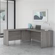 UrbanPro 72W L Shaped Desk with 42W Return in Platinum Gray - Engineered Wood