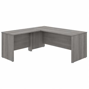 UrbanPro 72W L Shaped Desk with 42W Return in Platinum Gray - Engineered Wood