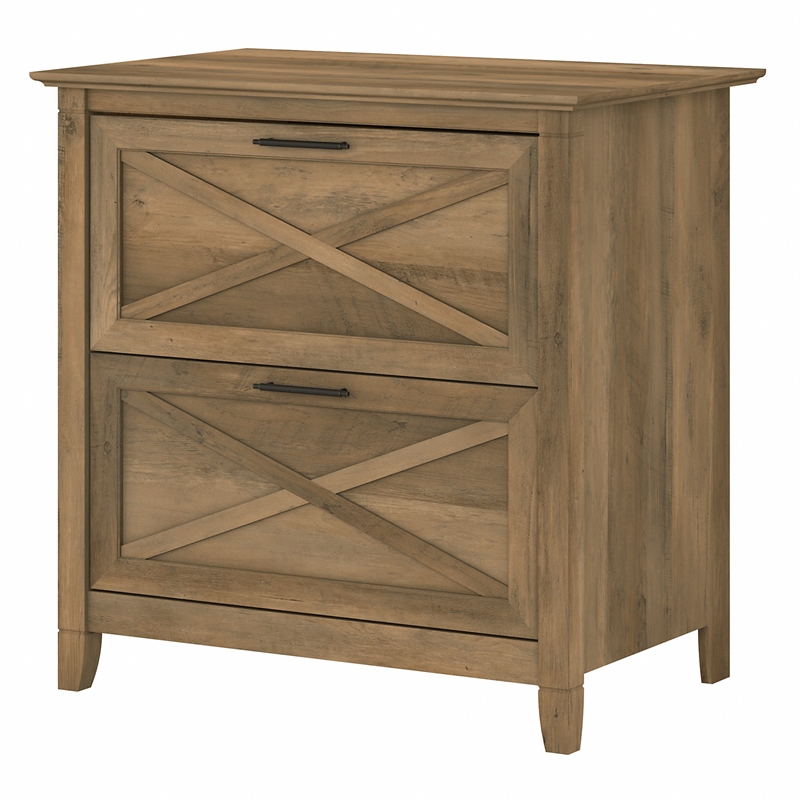 UrbanPro 2 Drawers Contemporary Wood Lateral File Cabinet in Pine