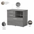 UrbanPro Office Storage Cabinet with Drawers in Platinum Gray - Engineered Wood