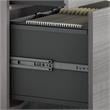 UrbanPro Office Storage Cabinet with Drawers in Platinum Gray - Engineered Wood