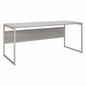UrbanPro 72W x 30D Computer Table Desk in Platinum Gray - Engineered Wood