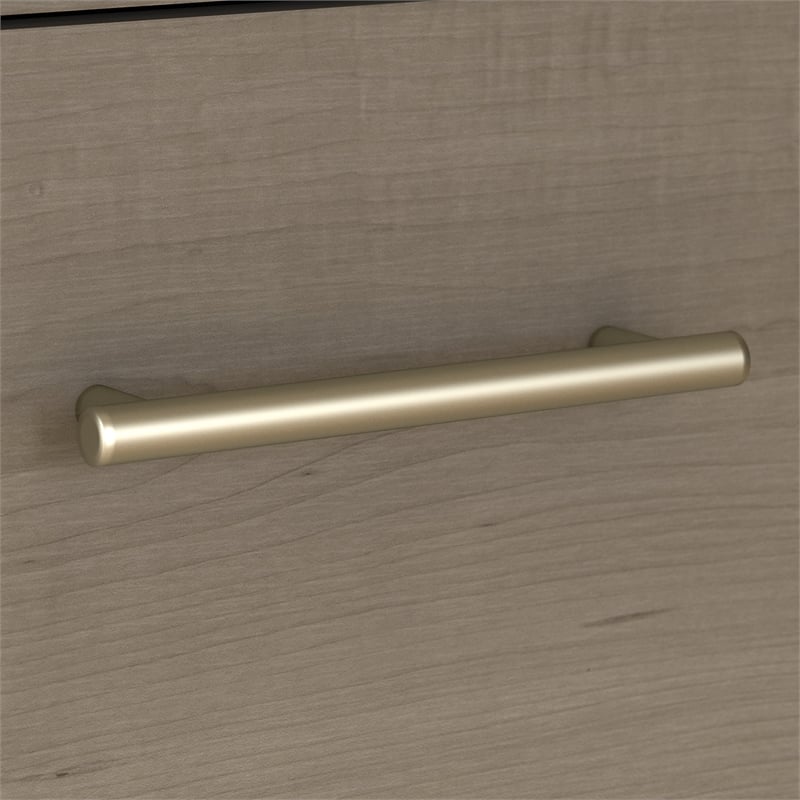 UrbanPro 72W 3 Position Sit to Stand L Desk in Ash Gray Finish